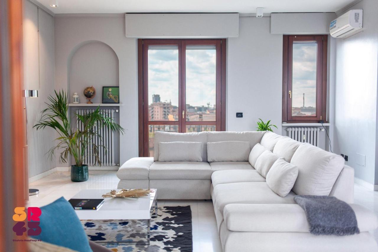 Stelvio Rooftop - Penthouse Skyline With Terrace And Jacuzzi Milão Exterior foto