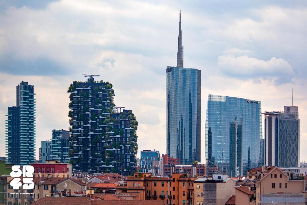Stelvio Rooftop - Penthouse Skyline With Terrace And Jacuzzi Milão Exterior foto