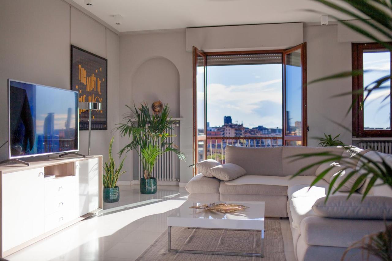 Stelvio Rooftop - Penthouse Skyline With Terrace And Jacuzzi Milão Exterior foto
