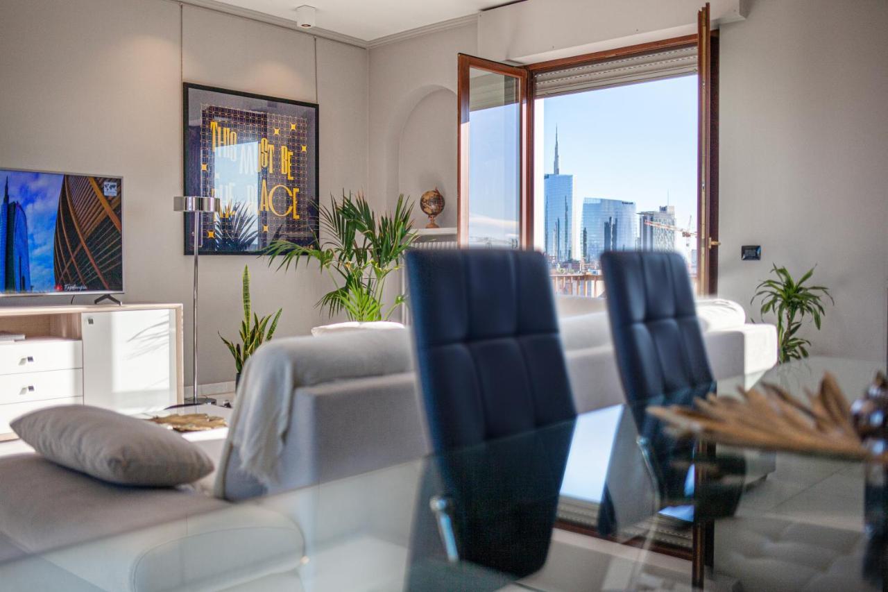 Stelvio Rooftop - Penthouse Skyline With Terrace And Jacuzzi Milão Exterior foto